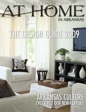 At Home in Arkansas magazine cover, Design Guide 2009
