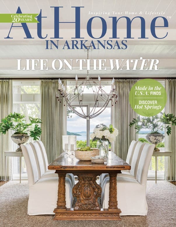 At Home in Arkansas magazine cover: 'Life on the Water'