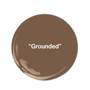 Brown circle with text "Grounded".