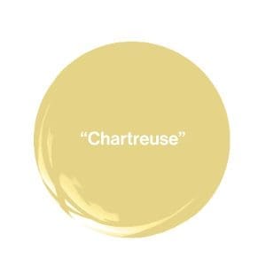 Chartreuse color swatch with text ‘Chartreuse’
