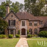Stone house with slate roof, located in Arkansas.